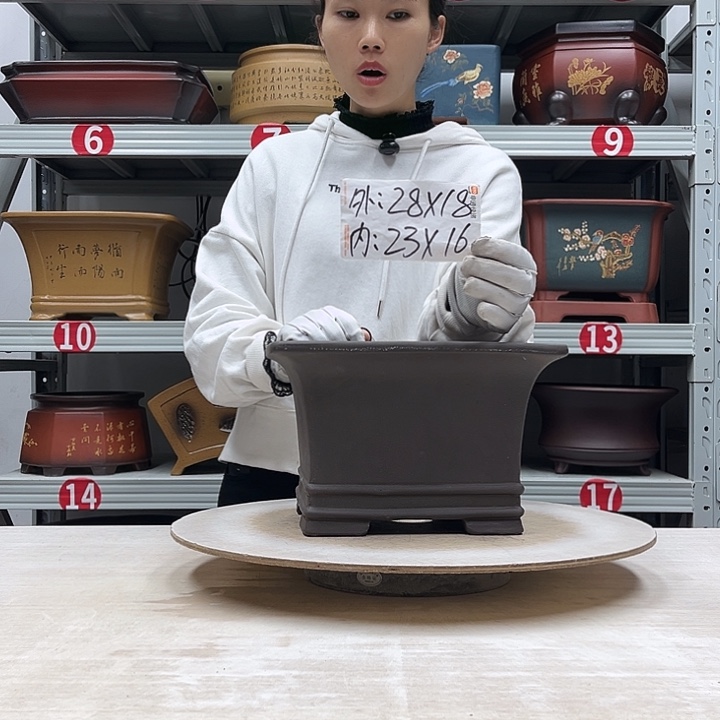 紫砂花盆紫砂花盆