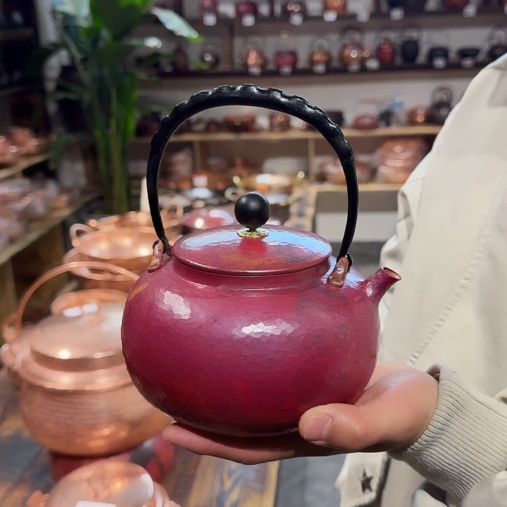 紫铜手工制作摆件一张打