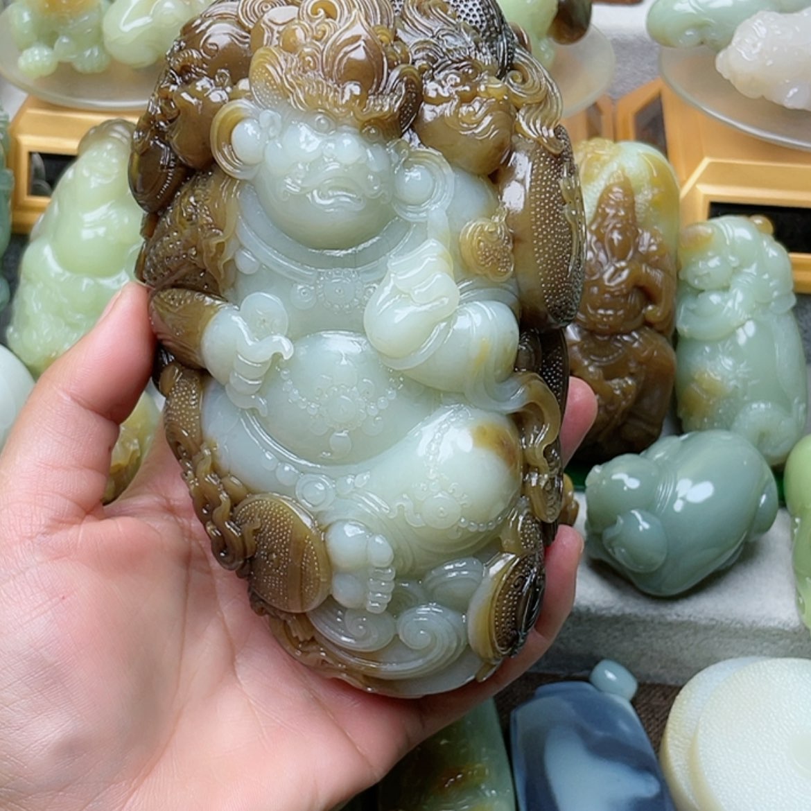【闪购商品】未镶嵌和田玉挂件安****)