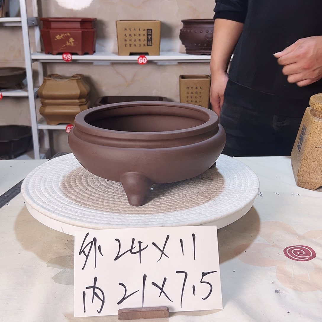 紫砂花盆紫砂花盆