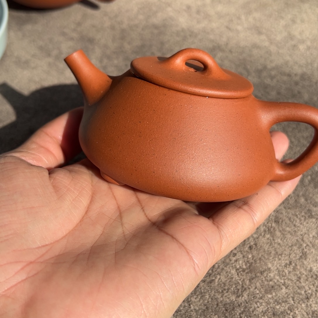 红泥茶壶砂性红泥平盖
