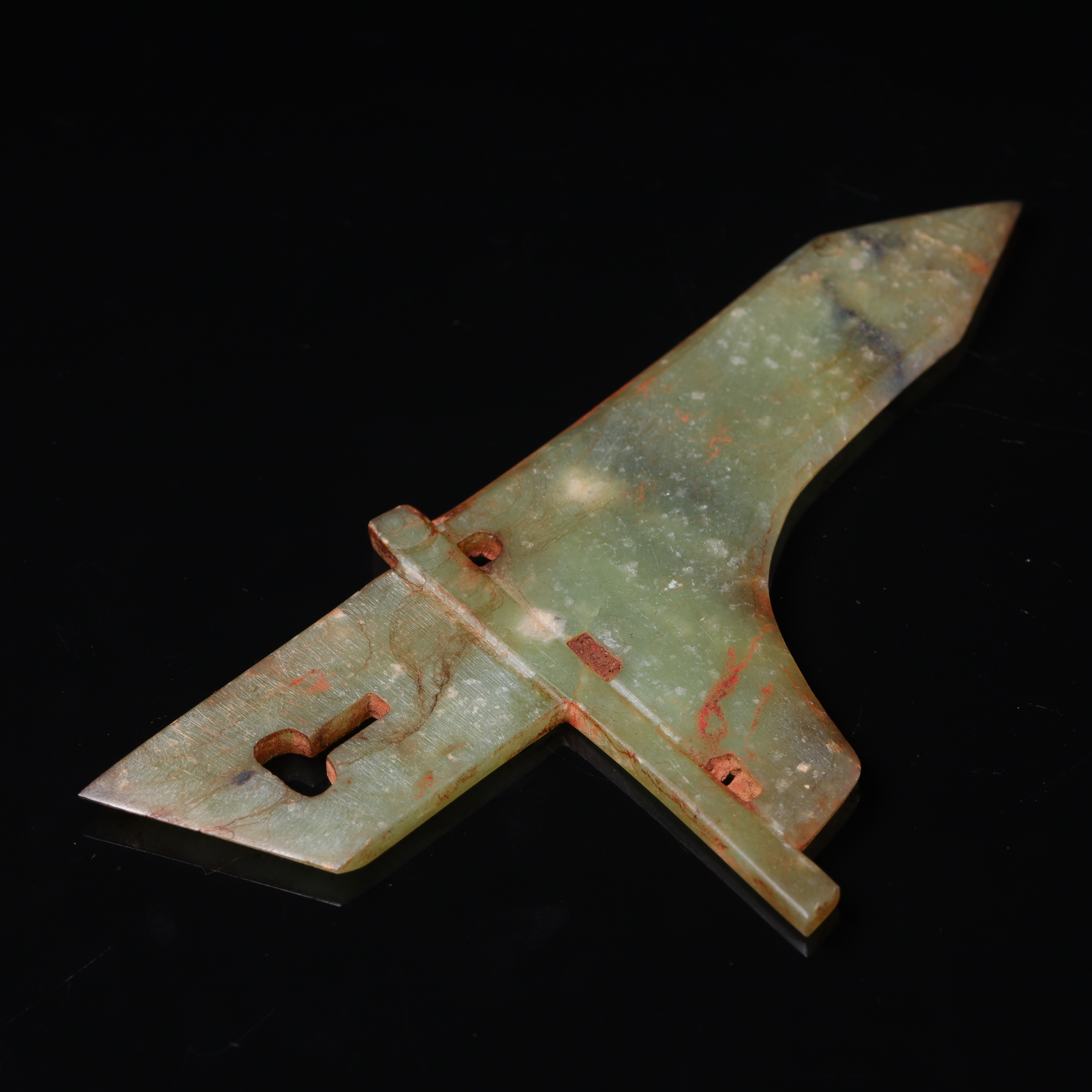 明代和田玉玉戈礼器-NX