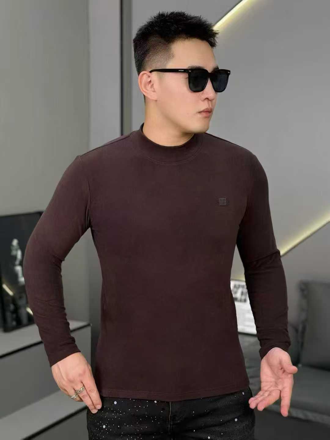 男士上衣贴身长袖时尚休闲保暖
