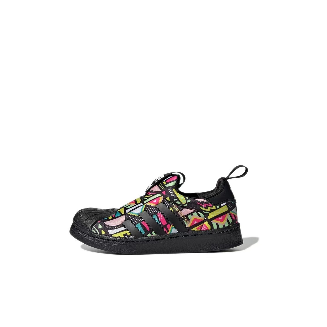 adidas originals SUPERSTAR 360 舒适耐磨低帮板鞋黑黄 EE8386