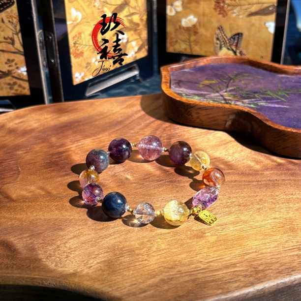 【二妹推荐】18k超七水晶配比单圈 0591 B50205305 多样性发一