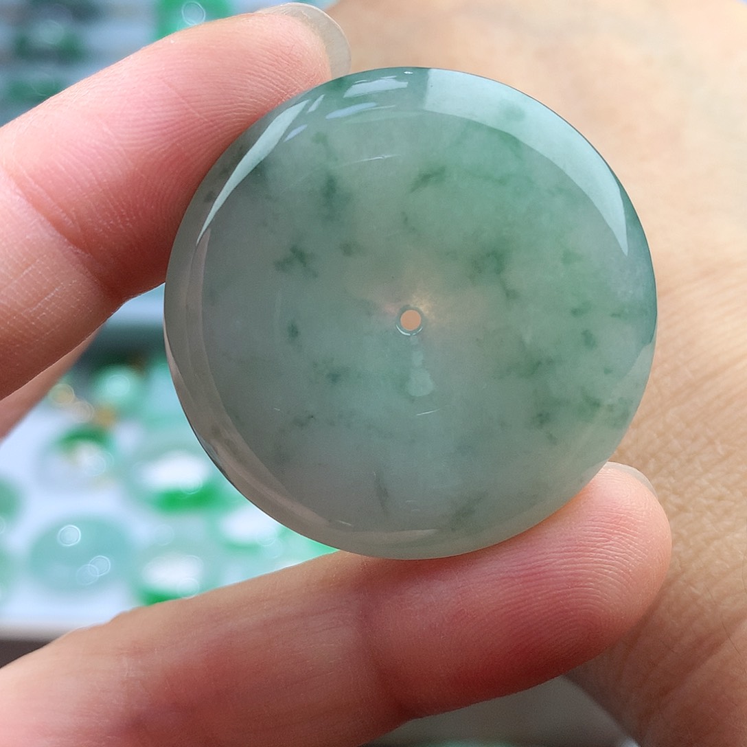 未镶嵌戒指翡翠平安扣