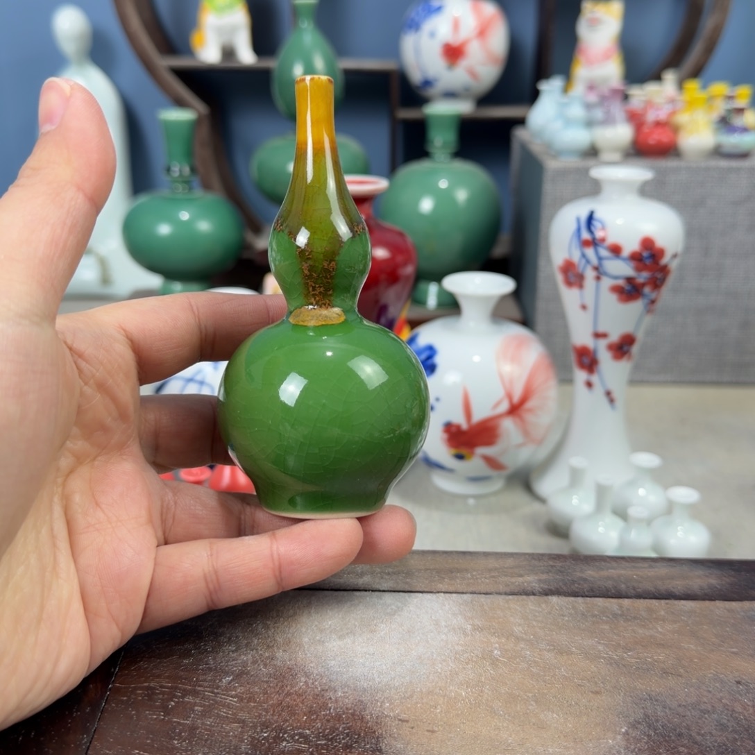 陶瓷手工小花器摆件