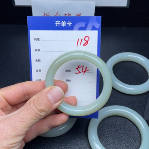 和田玉未镶嵌手镯118