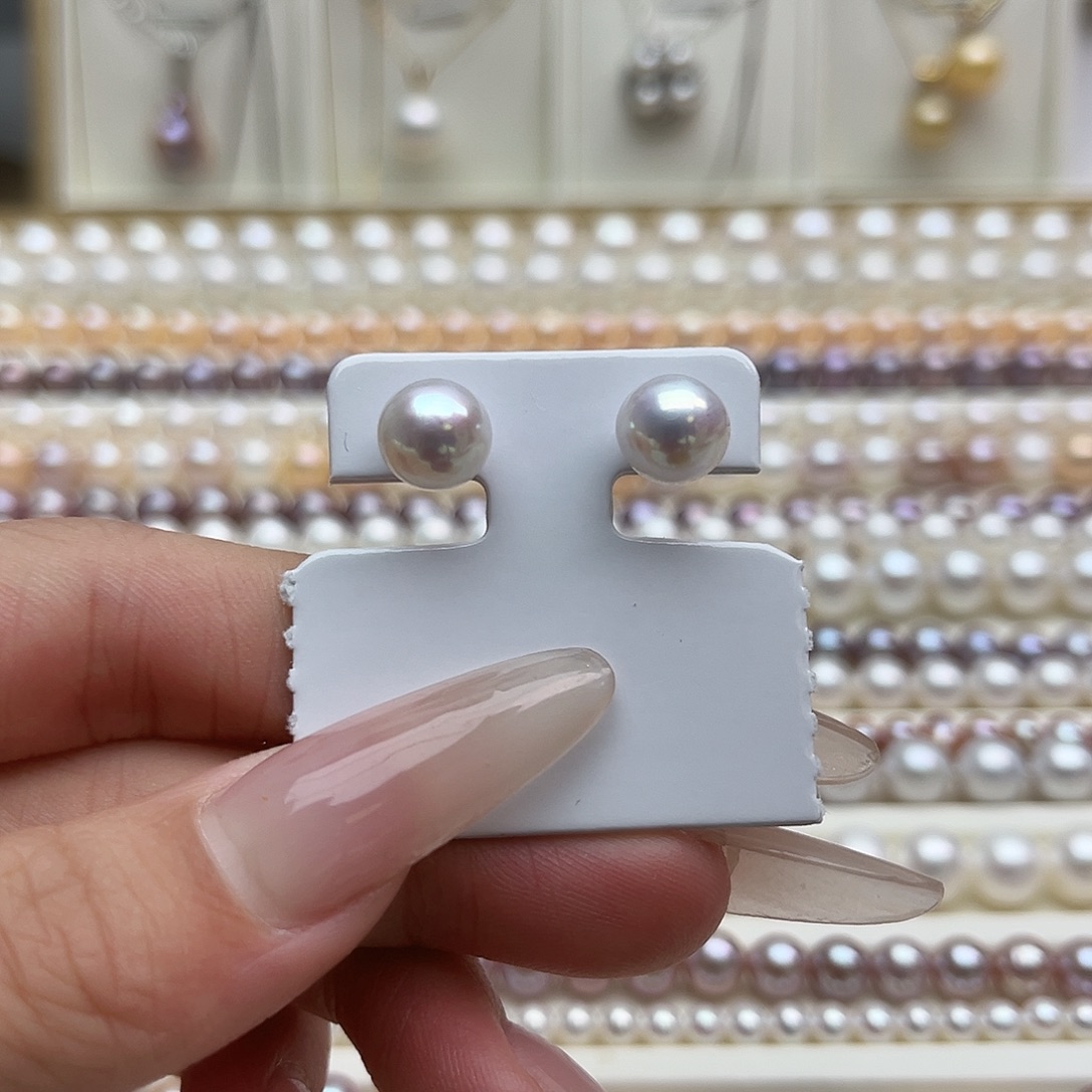 未镶嵌淡水珍珠耳饰