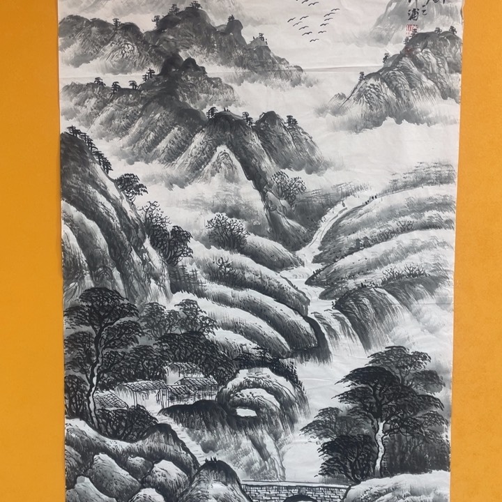 【闪购商品】国画嘉禾艺术馆开播山水作品