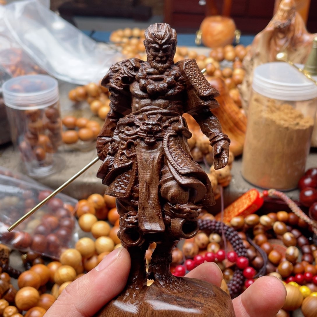 破布木（黑柿木）手串/手链得****?大圣摆件