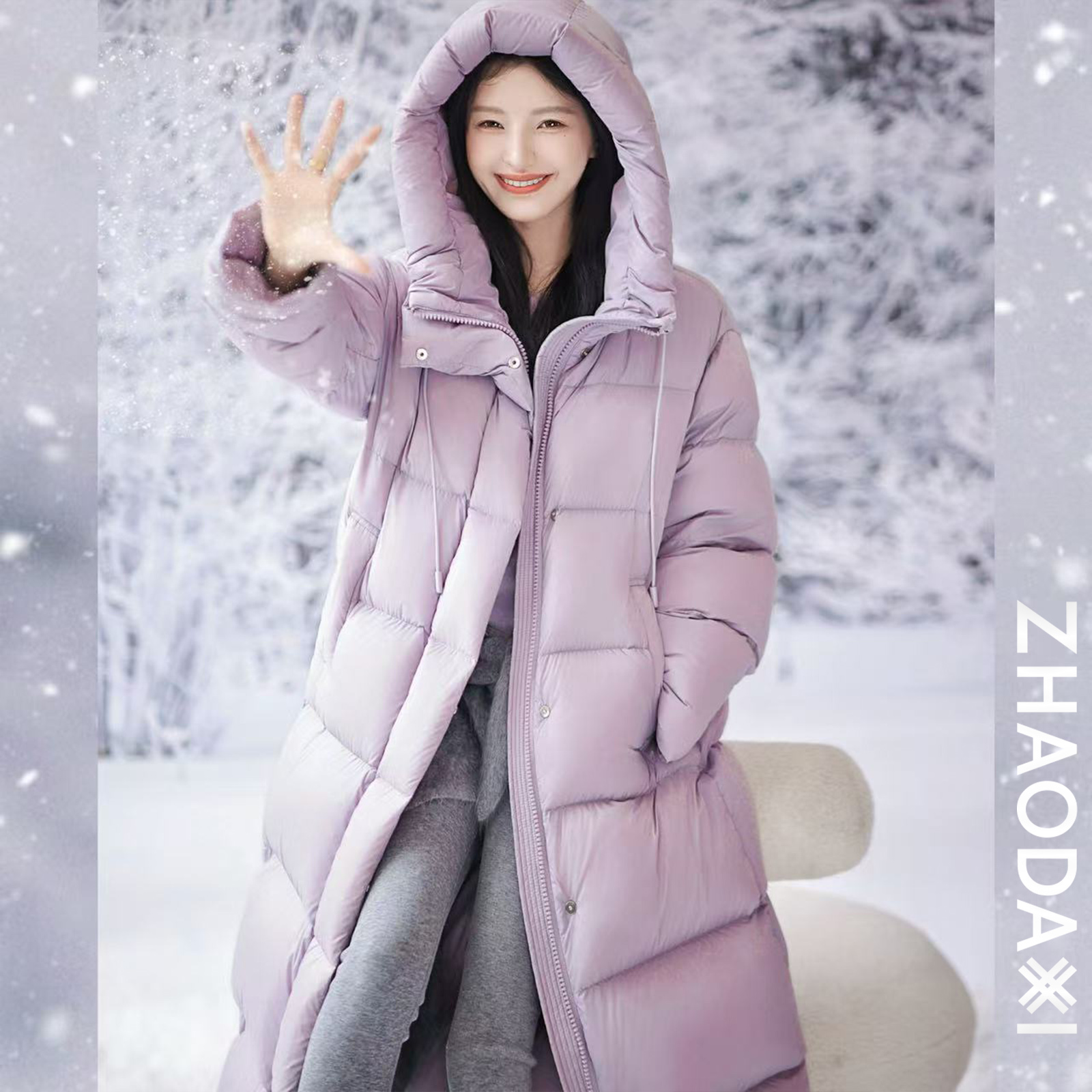 【赵大喜】雪屋大绒被 | 90白鸭绒 轻微防泼溅 立领/连帽