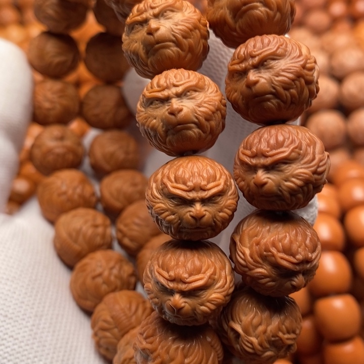 【闪购商品】猴头核桃手串瘦****字斗战胜佛