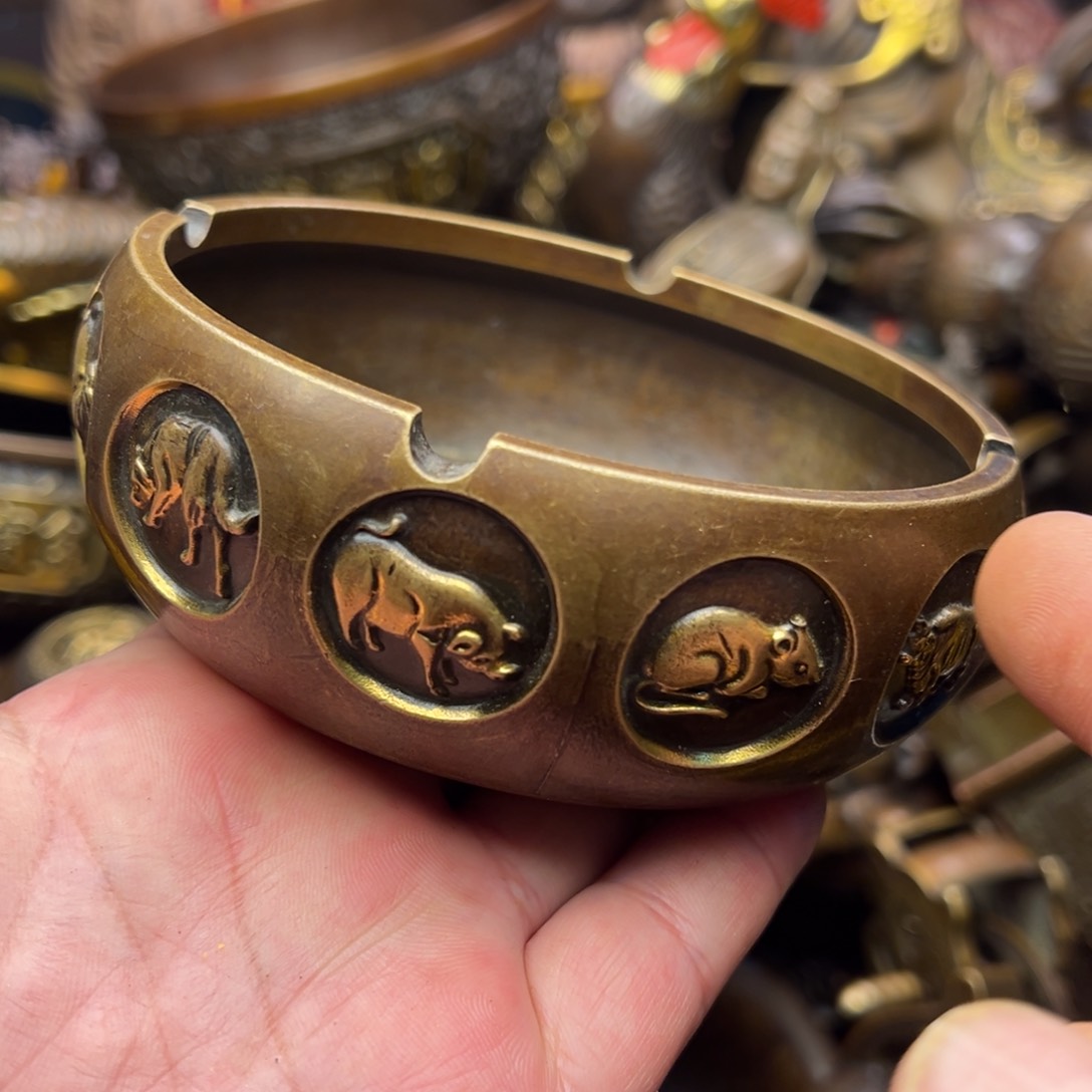 茶壶香炉铜器摆件