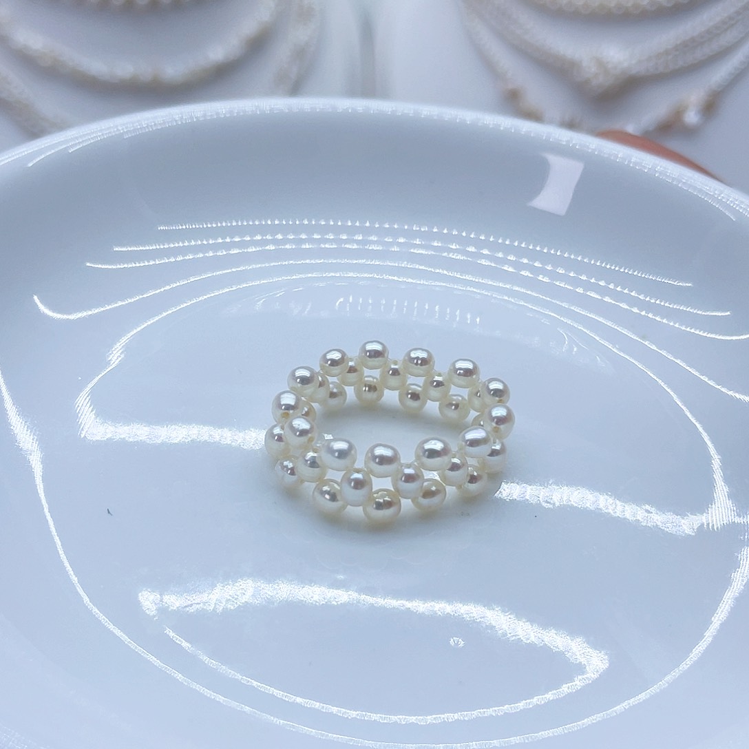 未镶嵌戒指淡水珍珠