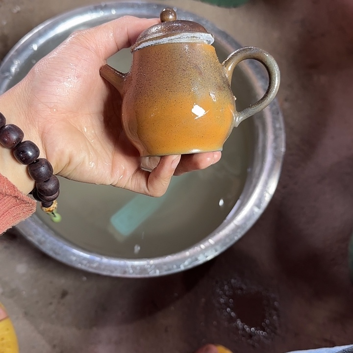 紫砂茶壶坭兴陶柴烧