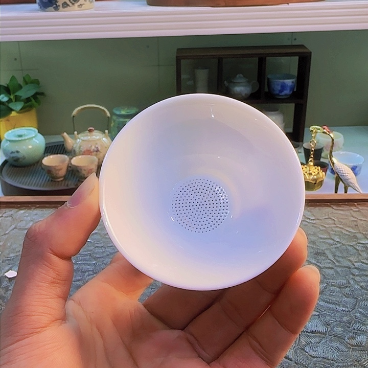 青花瓷器茶具茶叶罐玻璃杯