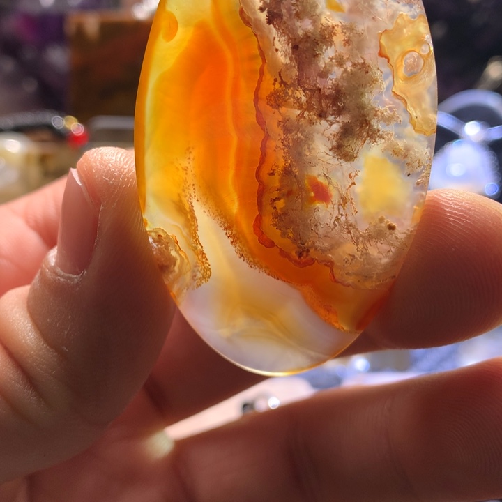 Y***雄玛瑙/玉髓未镶嵌玉牌