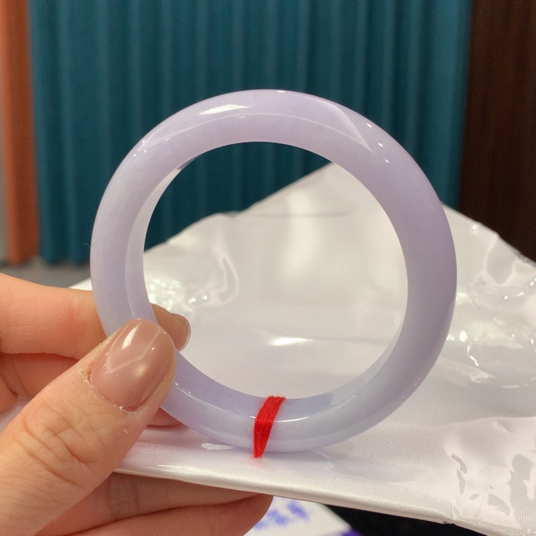 未镶嵌手镯翡翠完美者慎拍 圈口53.4