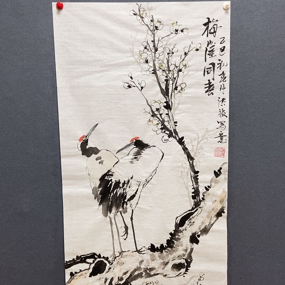 国画王洪波手绘花鸟50.100