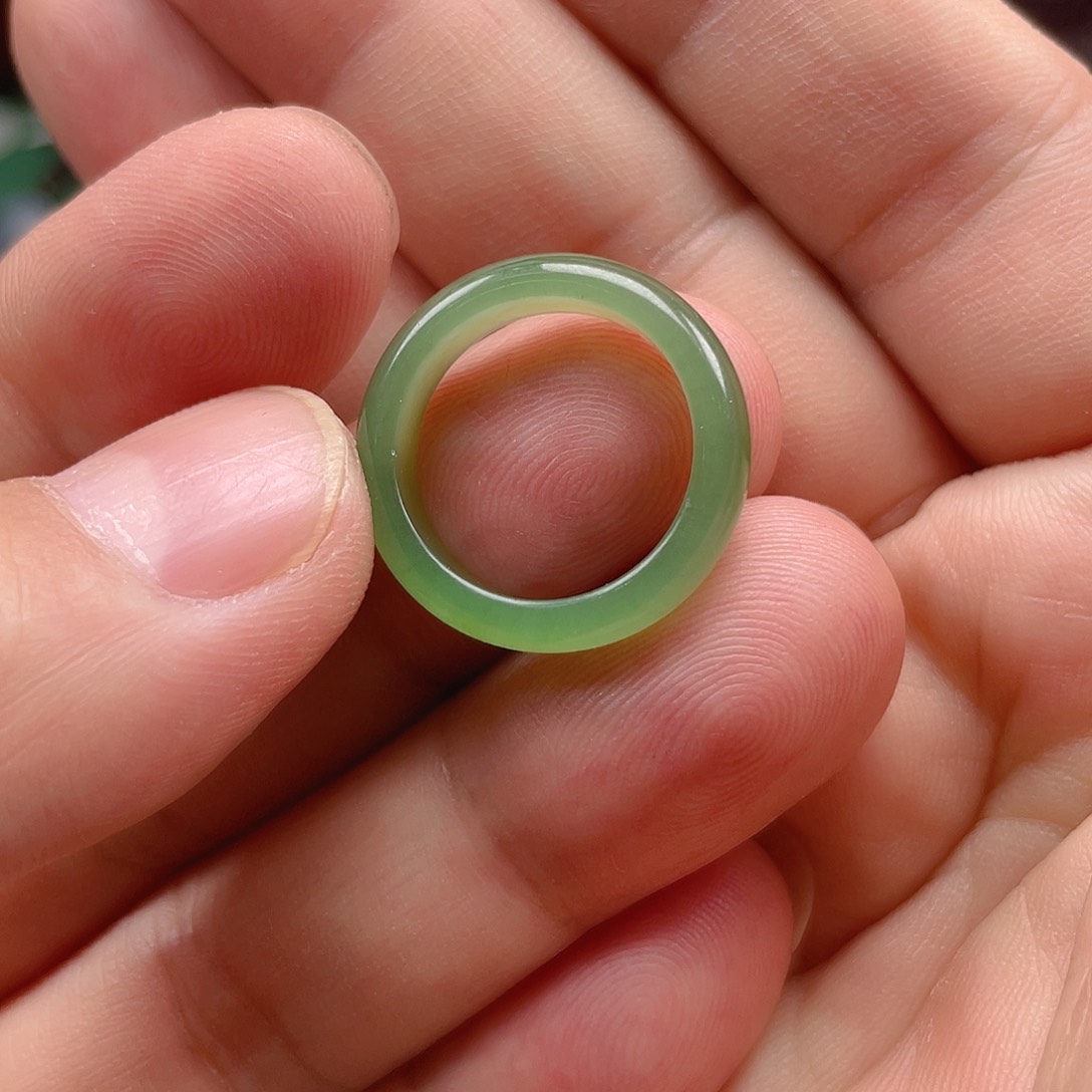 和田玉（碧玉）戒圈未镶嵌