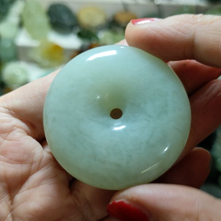 岫玉平安扣未镶嵌