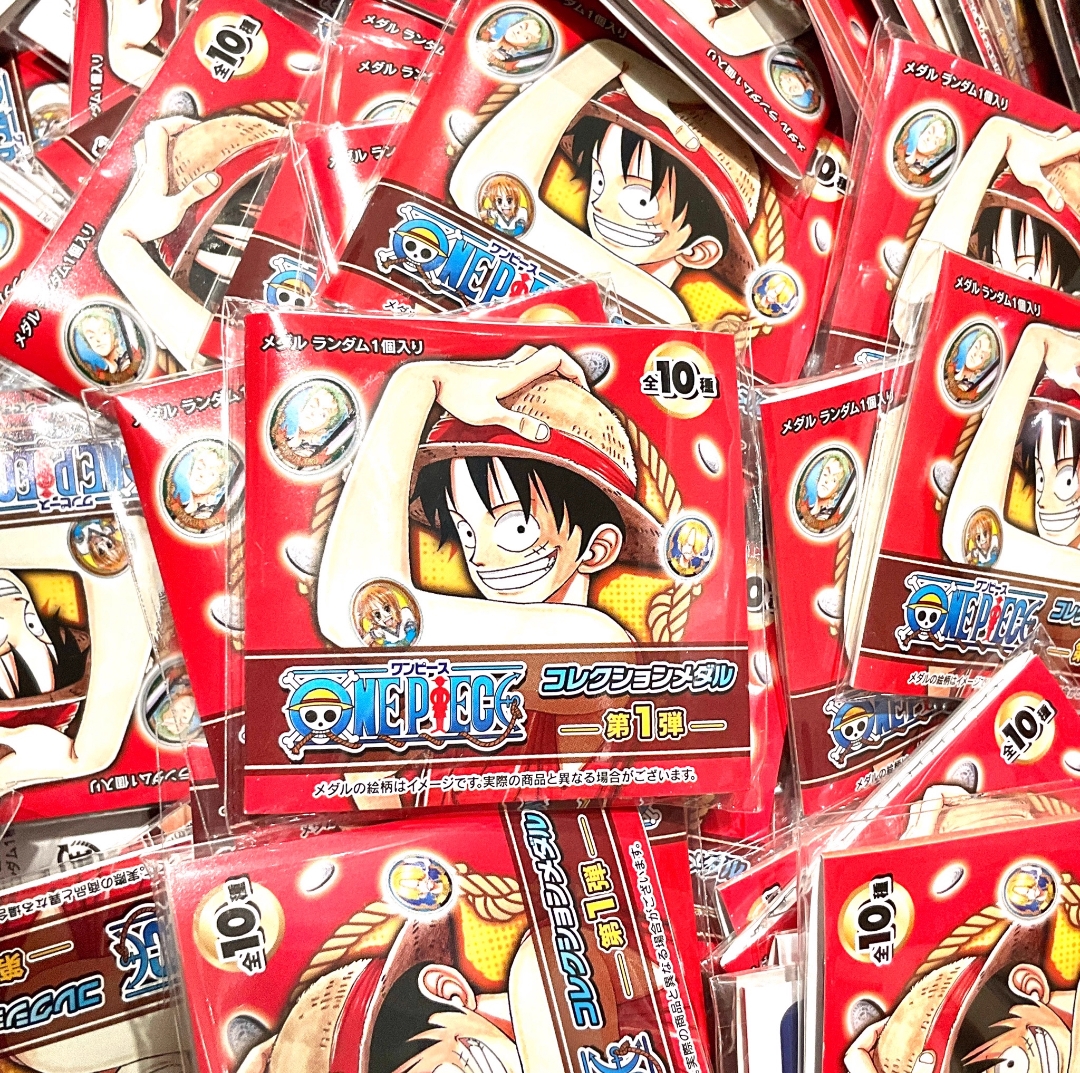 海贼王 One Piece 纪念币原画风 迷你金属币盲袋 草帽店 日本代购
