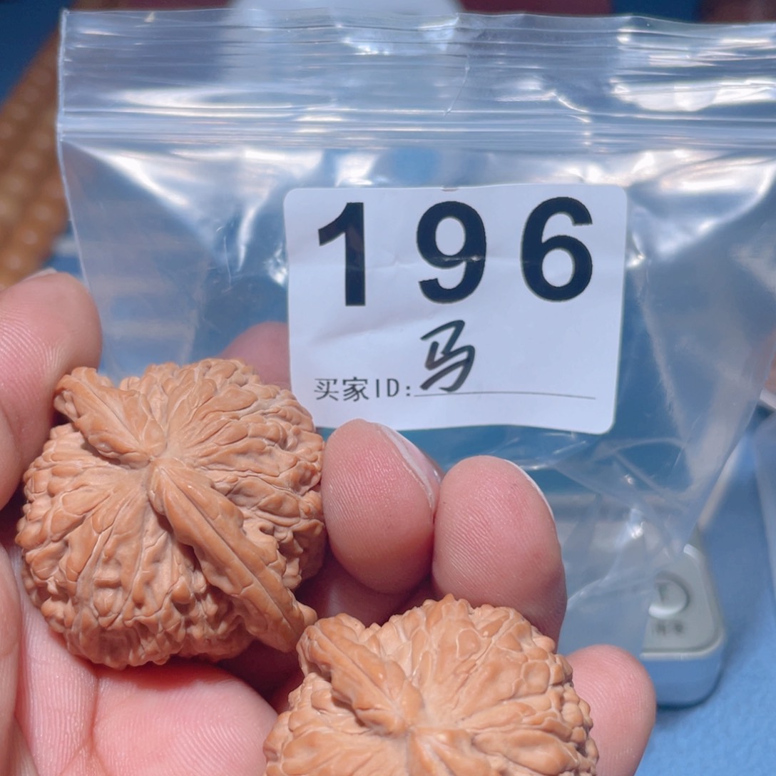 文玩核桃把件白狮子