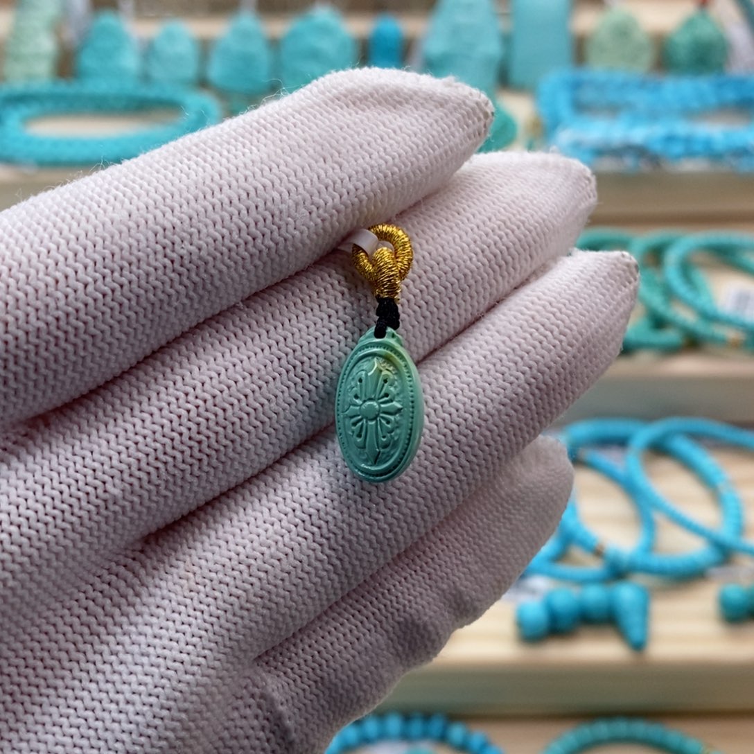 绿松石珠宝奇石未镶嵌