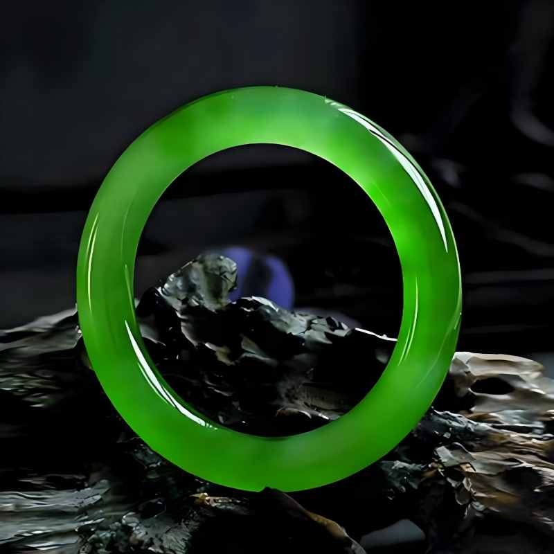 天然缅甸A货翡翠手镯 【圈口测量对照表】