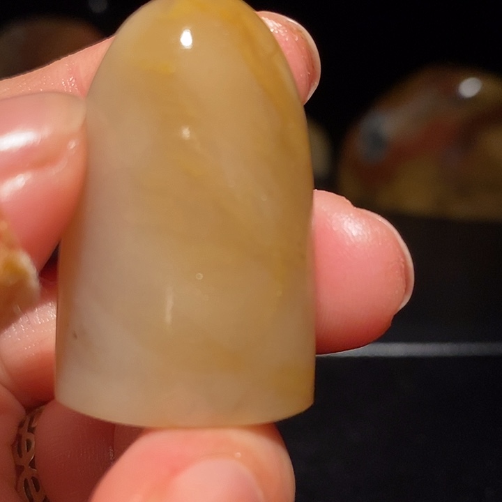 昌化石精品冻石随形章