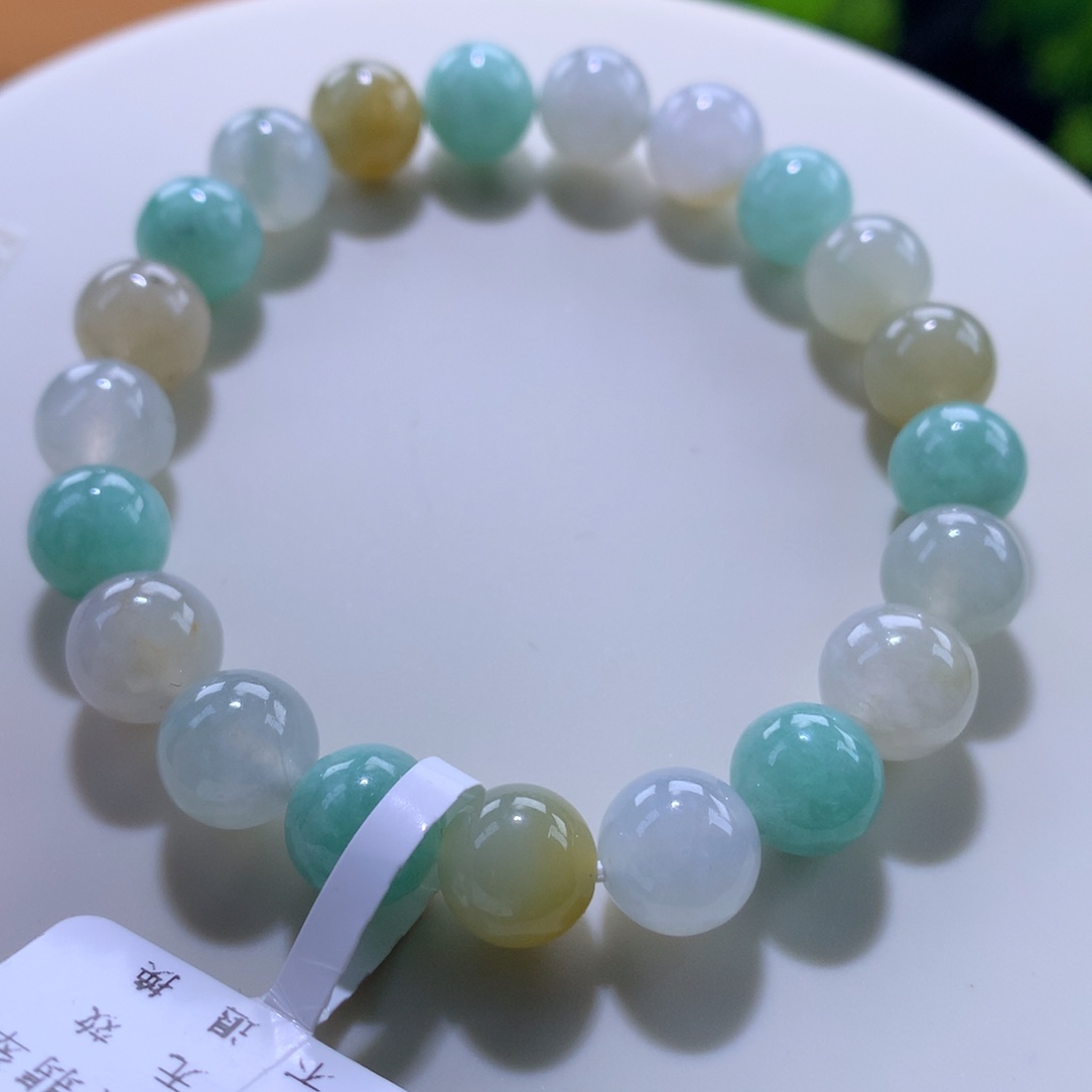 翡翠未镶嵌手链卡9