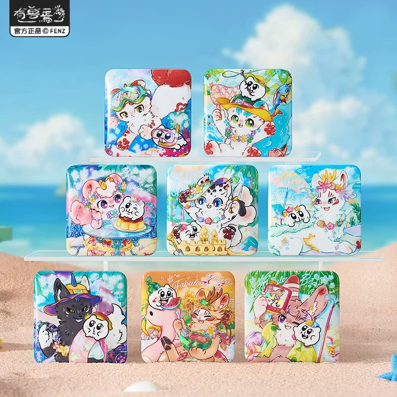 【福瑞乐园】奇米蛋联名款马口铁徽章盲盒