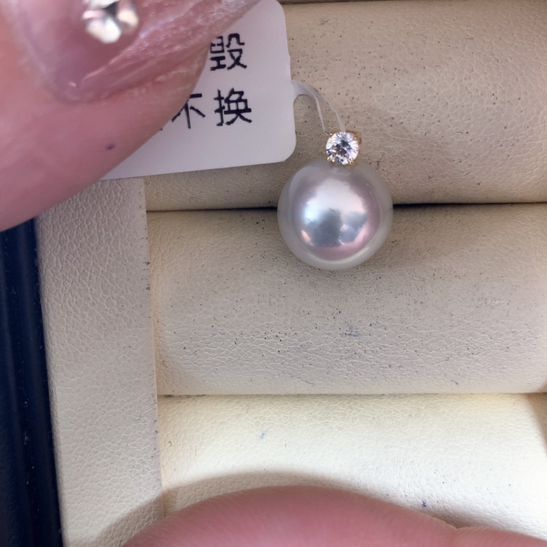 海水珍珠颈饰18K金镶嵌