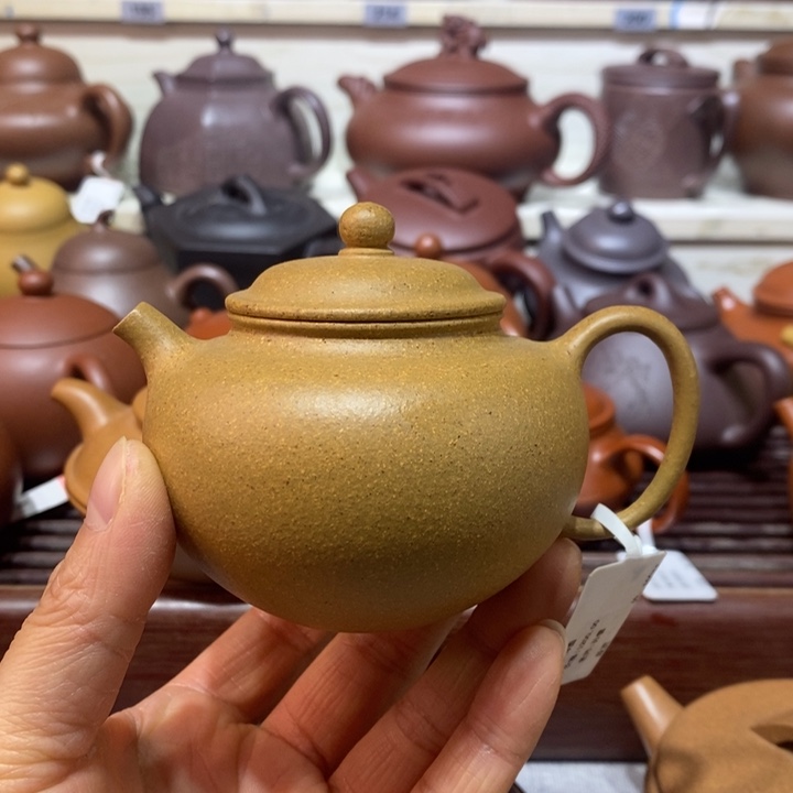 大***方茶壶紫砂微瑕处理一把