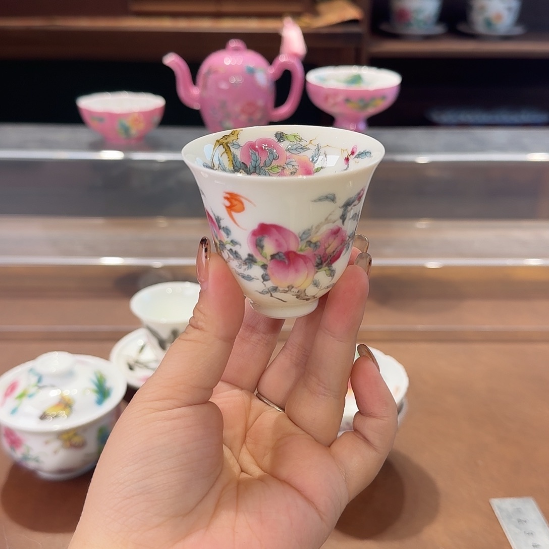 珐琅彩主人杯茶具套装