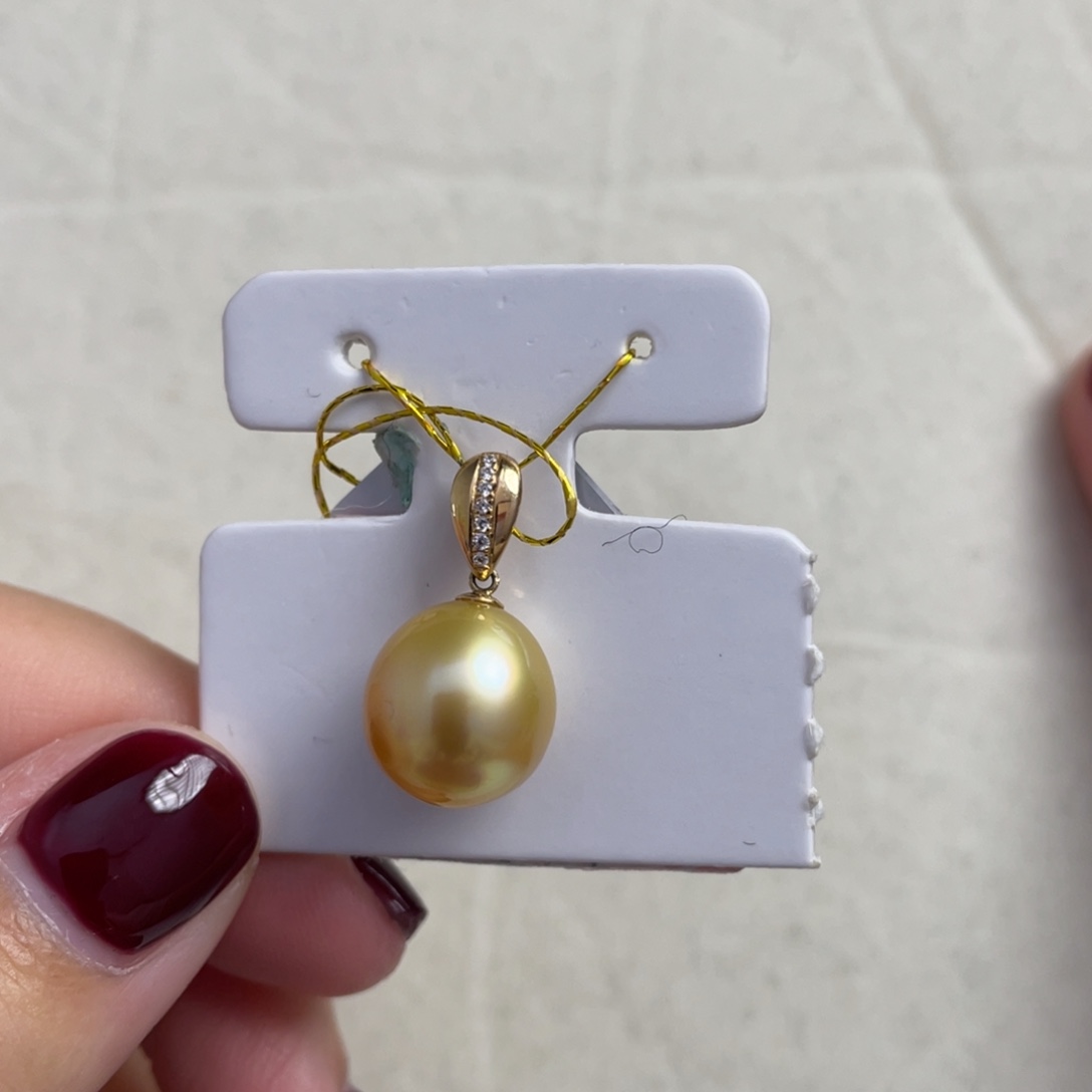 海水珍珠颈饰18K金镶嵌