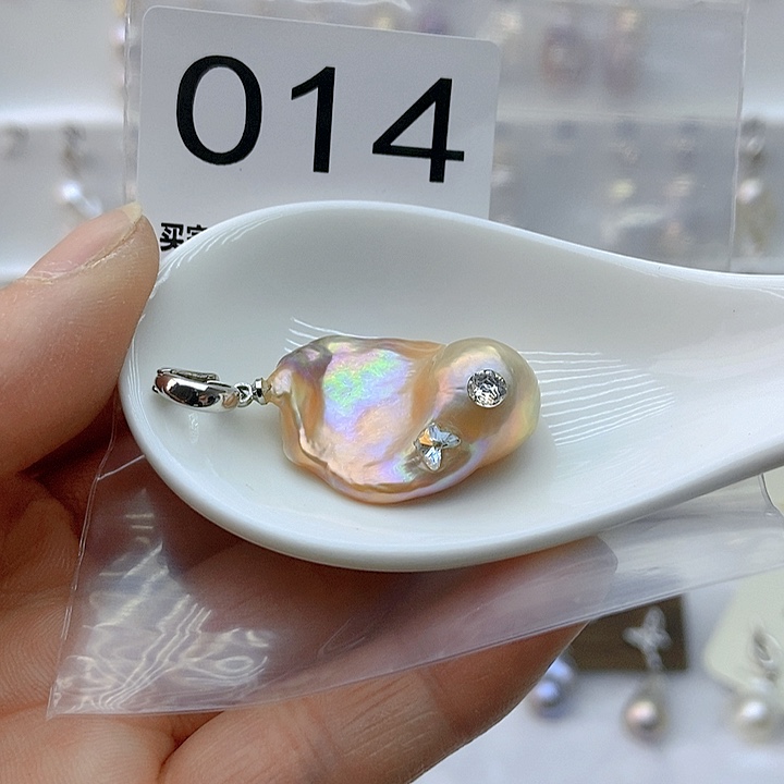 淡水珍珠颈饰银S925镶嵌