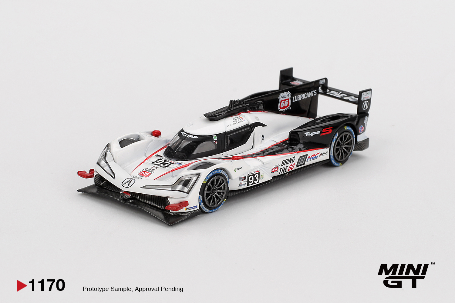 [顺丰包邮]MINIGT1170 1:64 讴歌Acura ARX-06 GTP #93合金车模