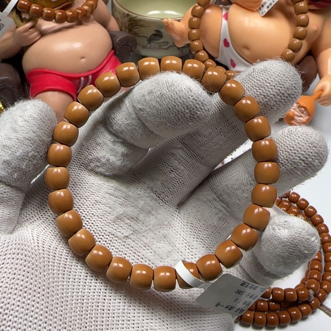 橄榄核手串/手链清水核尖单圈7.8