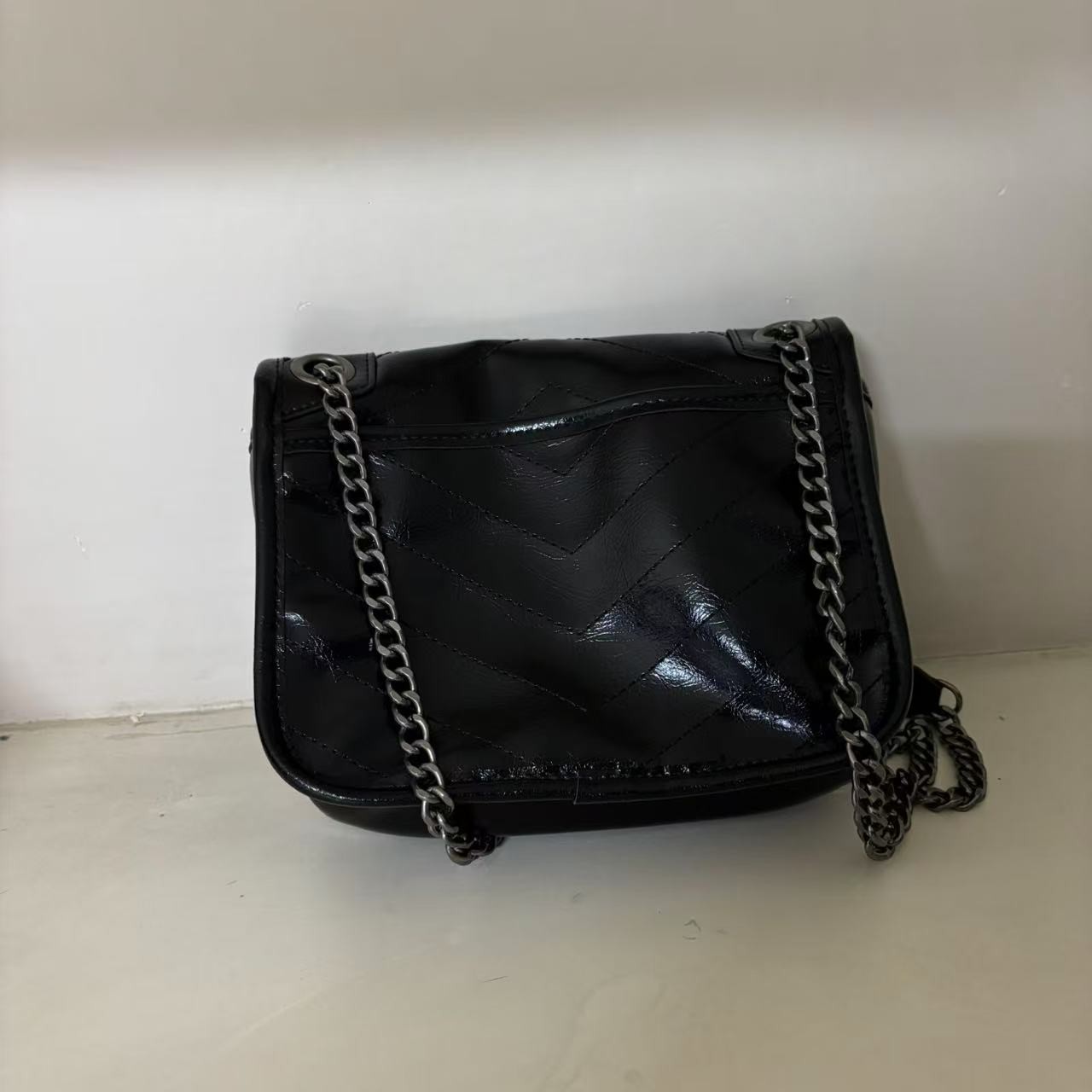 F176（大周专属） 时尚新款轻奢定制包包 ZN8004ZF黑