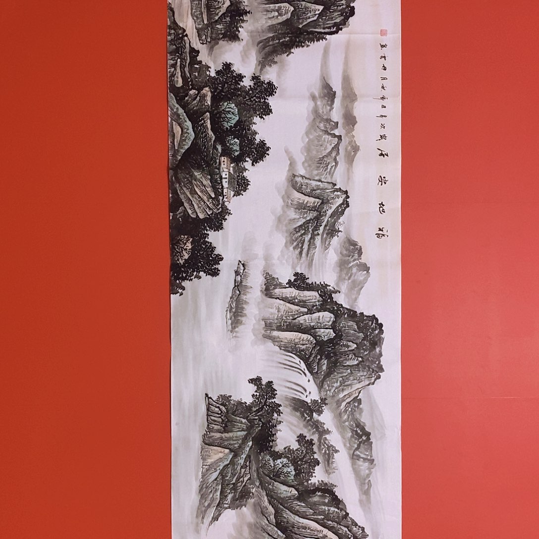 国画山水花鸟人物国画