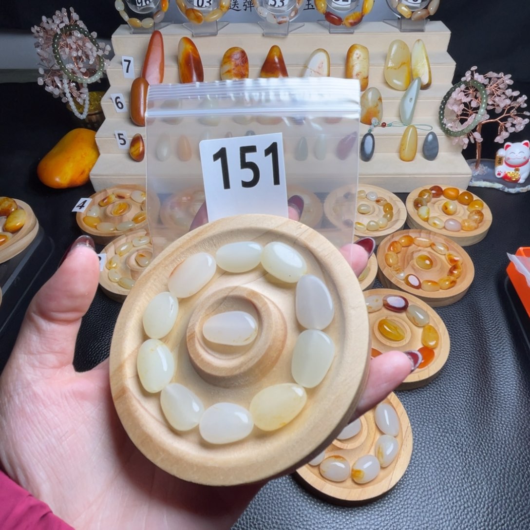 海***和田玉未镶嵌手链