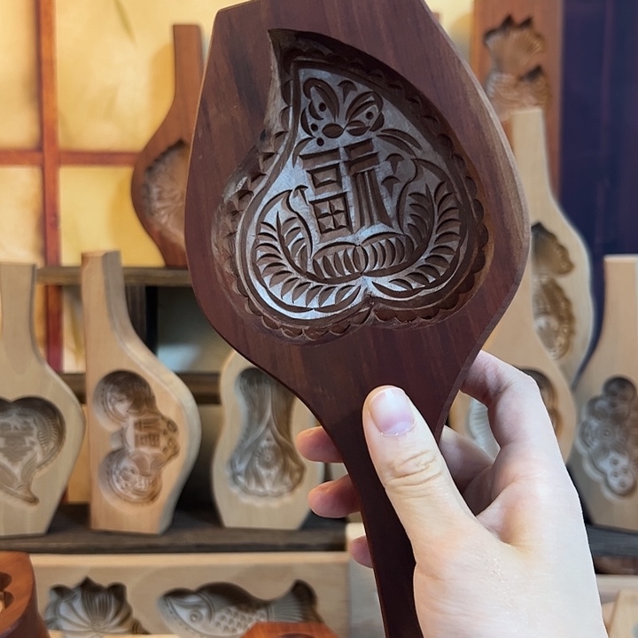 梨木红梨木福桃可收藏模具