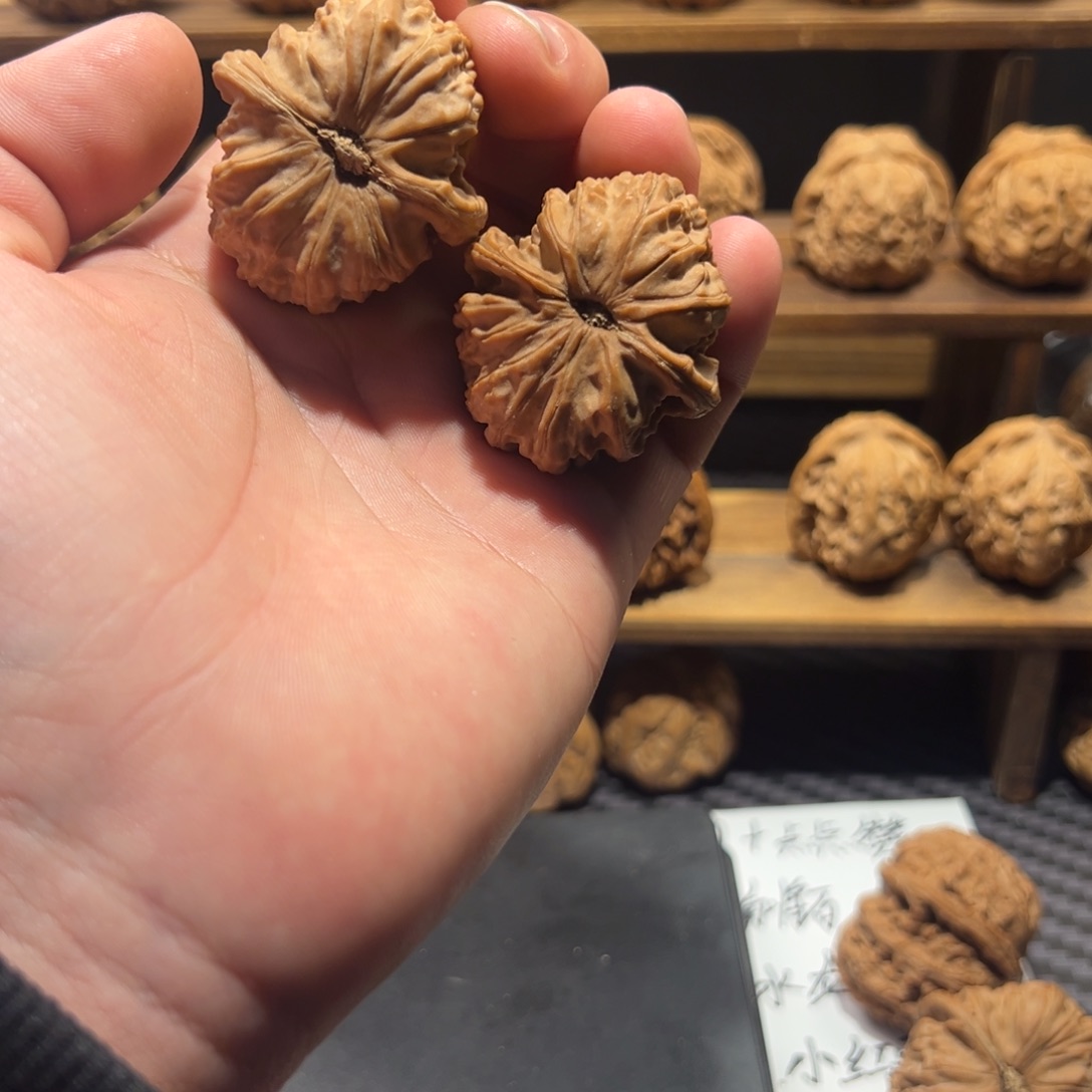 核桃把件野*i白狮子狮子头