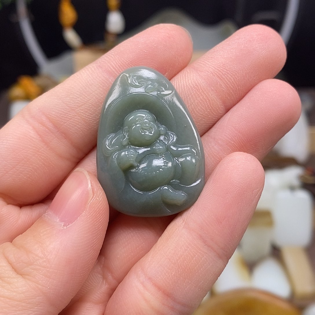 和田玉颈饰未镶嵌7