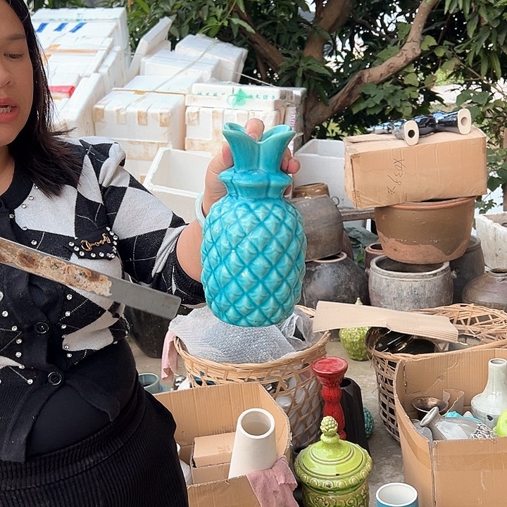 瓶高度21厘米口径5厘米微瑕捡漏