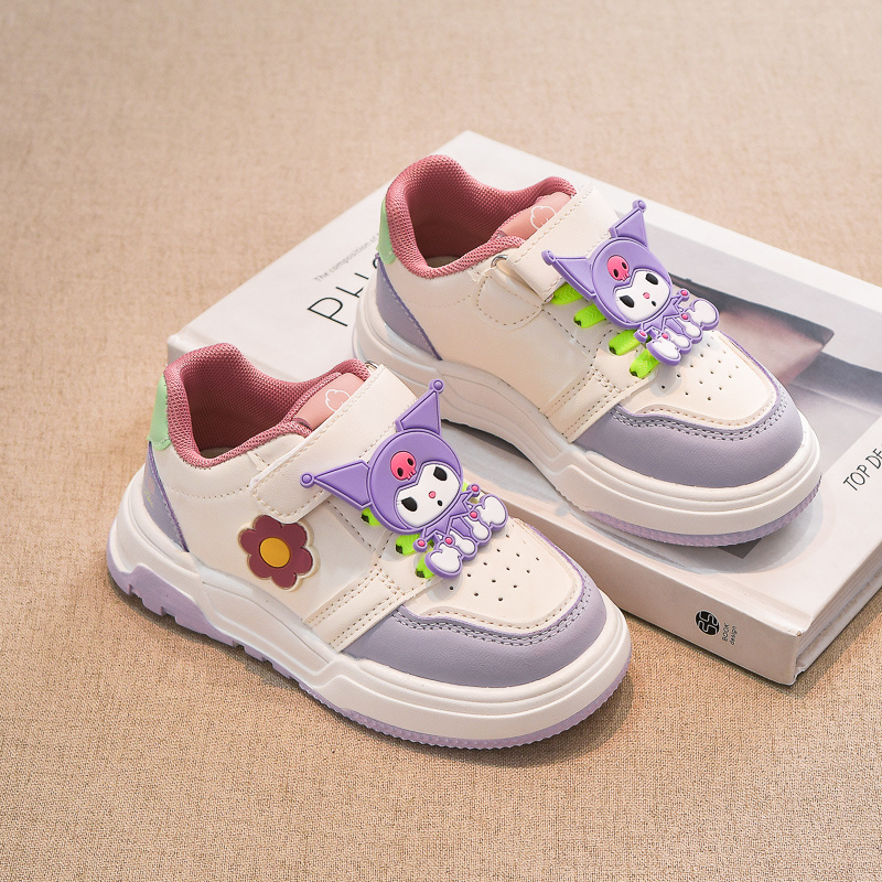 2025春款库洛米女童鞋新款儿童软底中大童板鞋