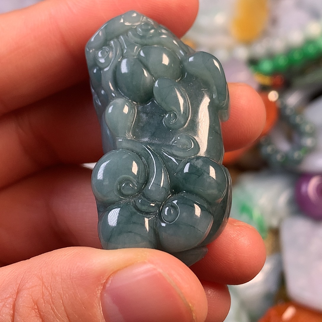 翡翠未镶嵌颈饰天然翡翠