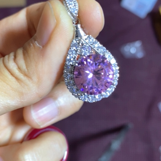 戒指银S925镶嵌红宝石